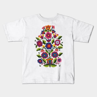 Ukrainian Motif - Folk Embroidery Art Kids T-Shirt